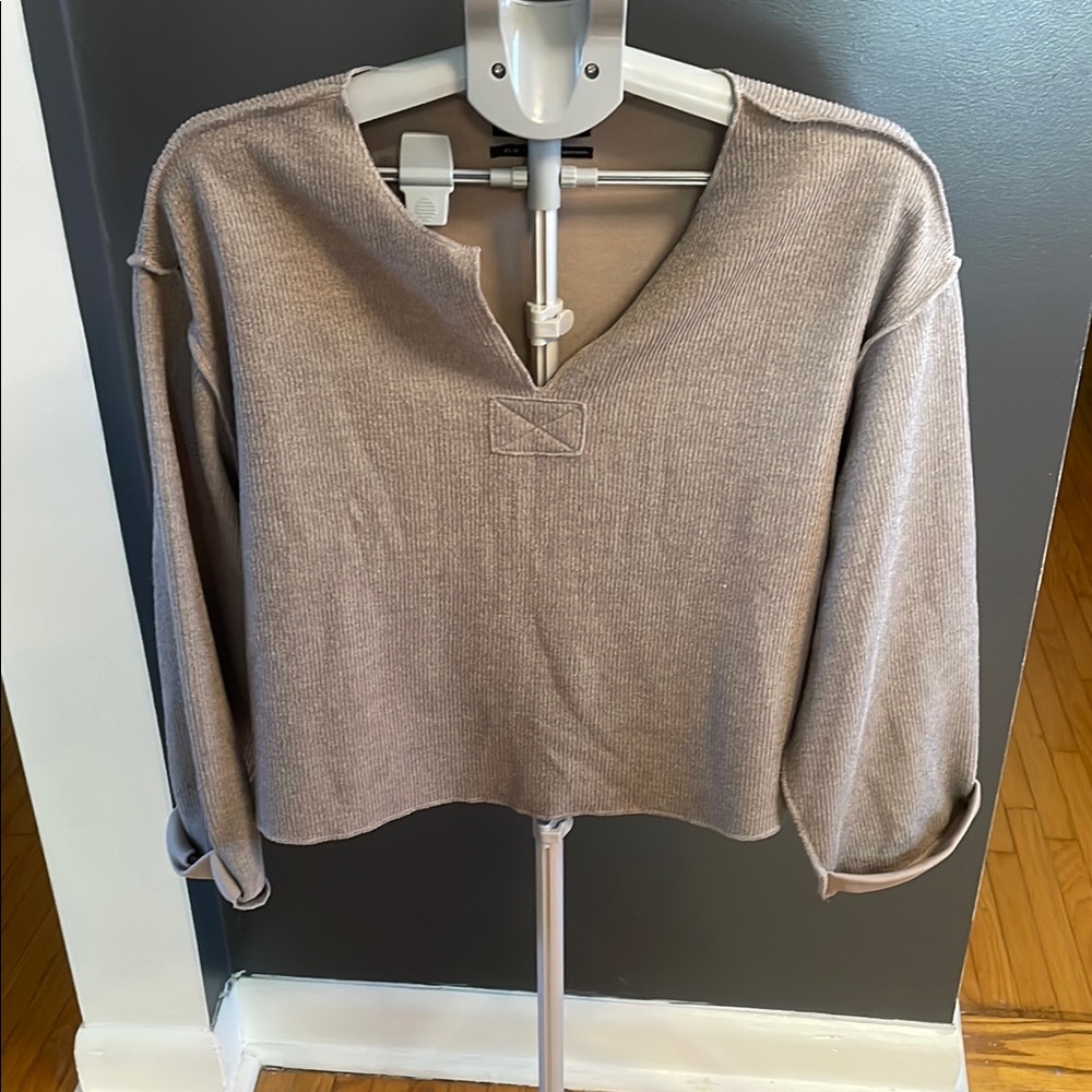 Urban Outfitters Light Gray Knit Sweater